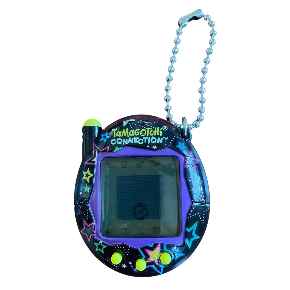 Bandai Tamagotchi Connection V3 True Friends Retro Star Shell Virtual Pet Tested